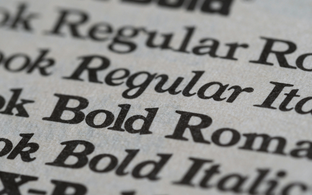 How good typography can serve your business.
